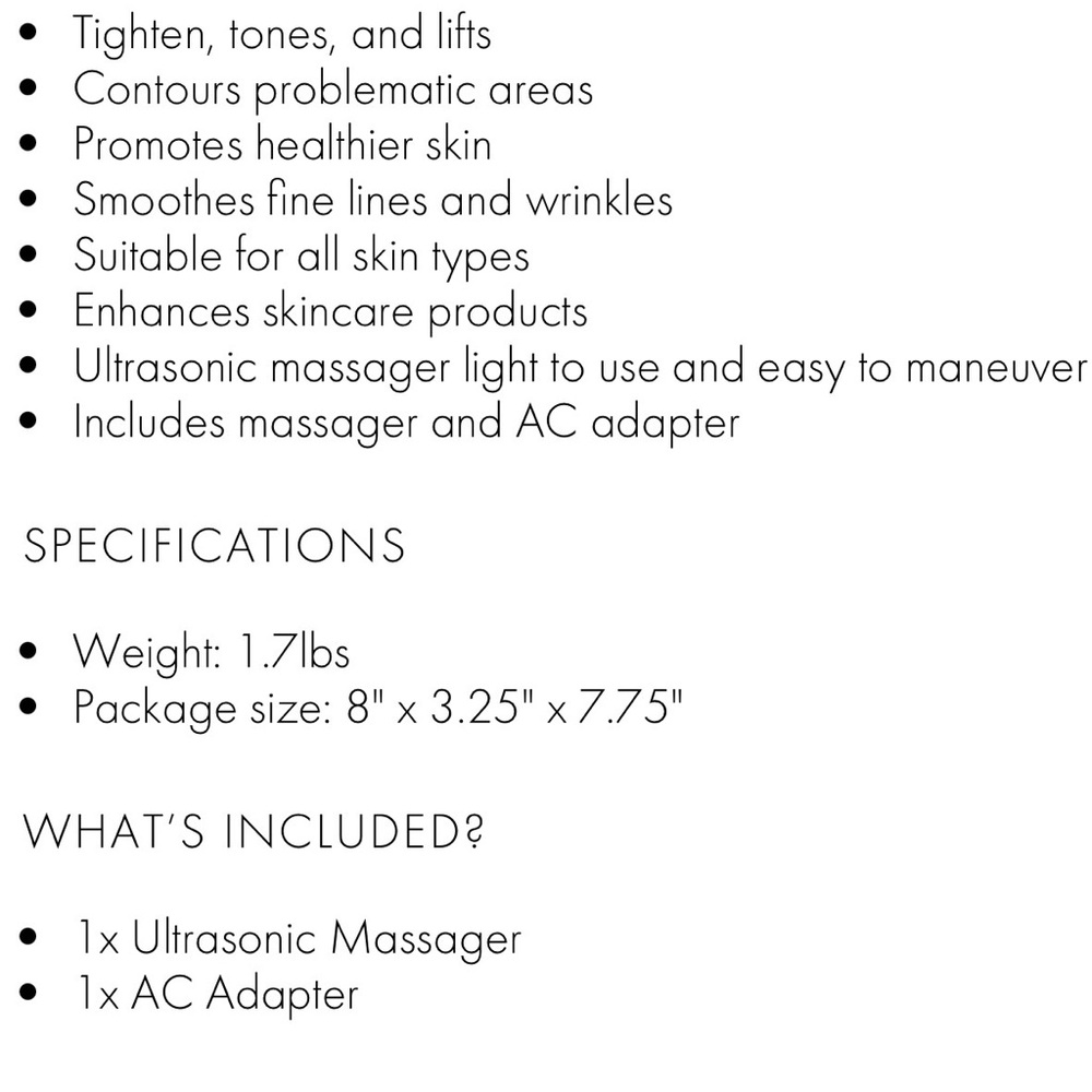 Ultrasonic Beauty Massager Measurable Difference - Picture 4 of 4
